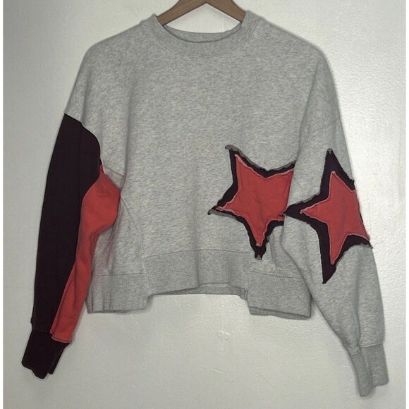 Out From Under Tops - Out From Under Urban Outfitter Women's Medium Sweatshirt Shooting Star Gray Crew